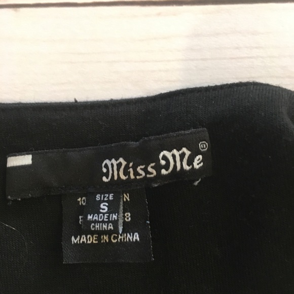 Miss Me Dark Gray Top Size-Small - Picture 6 of 6